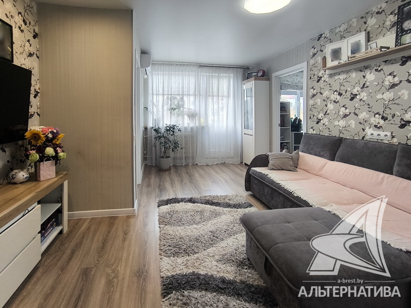  44.5кв.м., комнат 2, г. Брест (ЦЕНТР)