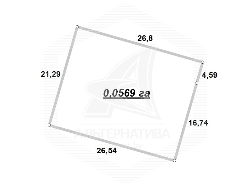  45.8кв.м., комнат 2, г. Брест (ДУБРОВКА)