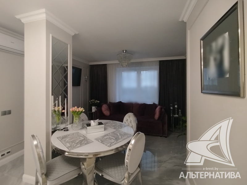  53.4кв.м., комнат 2, г. Брест (ЦЕНТР)