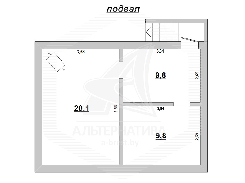  125.9м.кв. (участок 0.86сот.), Юго-Восточная