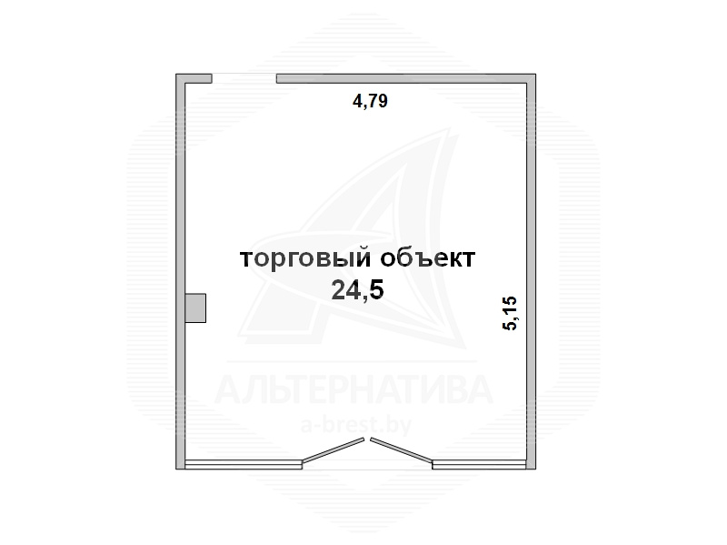  24.5м.кв. Центральная