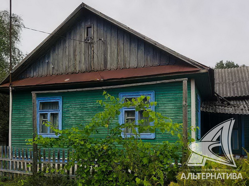 Дачный дом жилого типа 66.1кв.м. (участок 25 сот.), Кобринский р-н (1970)