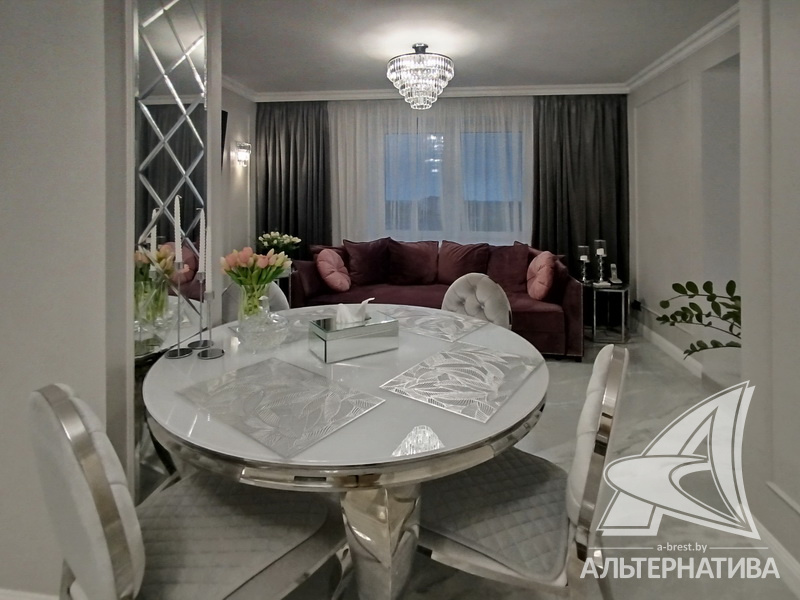  53.4кв.м., комнат 2, г. Брест (ЦЕНТР)