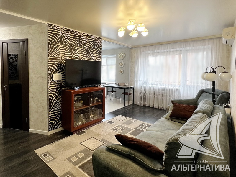  56.2кв.м., комнат 3, г. Брест (ЦЕНТР)